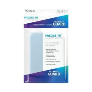 Ultimate Guard Precise-Fit Sleeves Japanese Size 100 Side-Loading